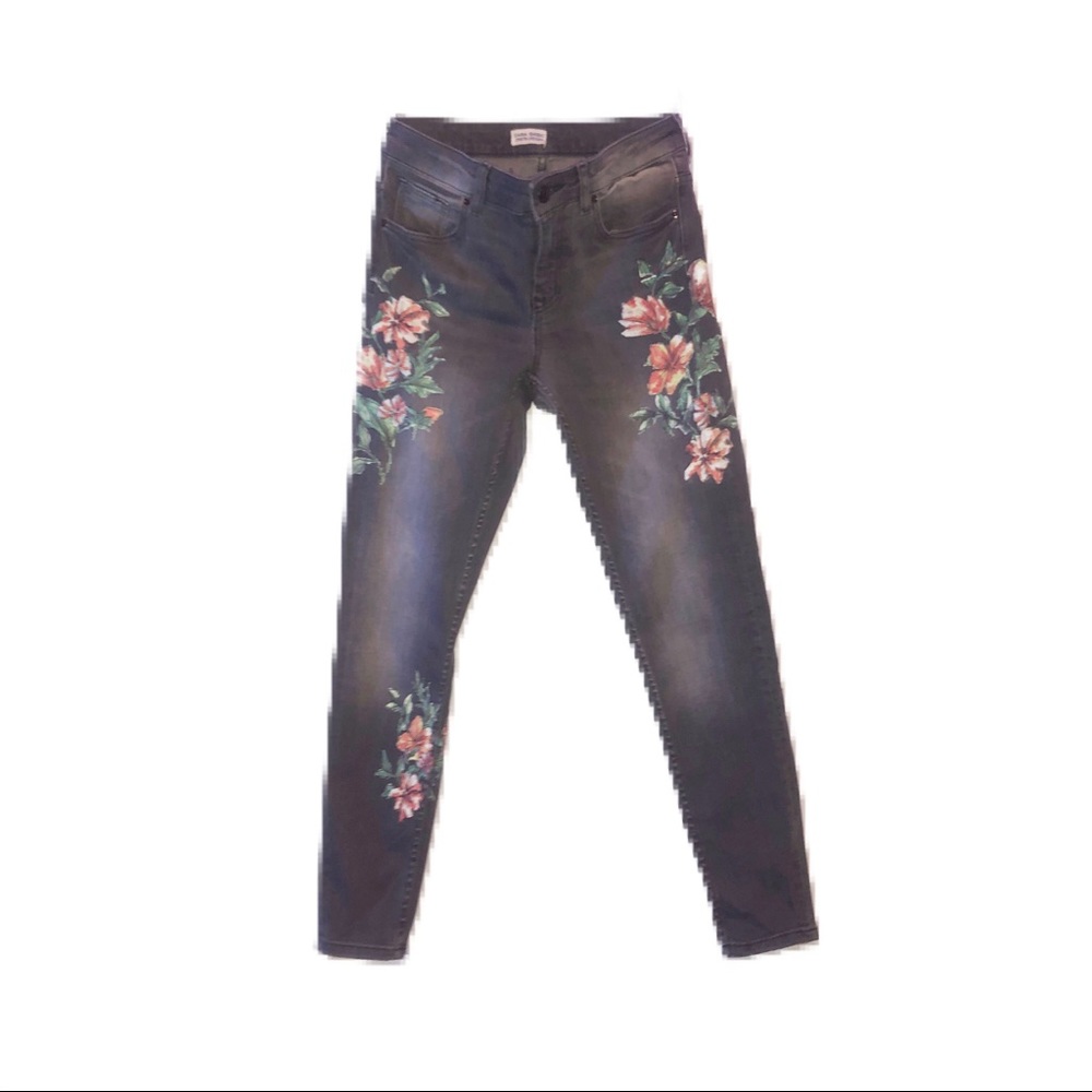 Zara Painted Jeans